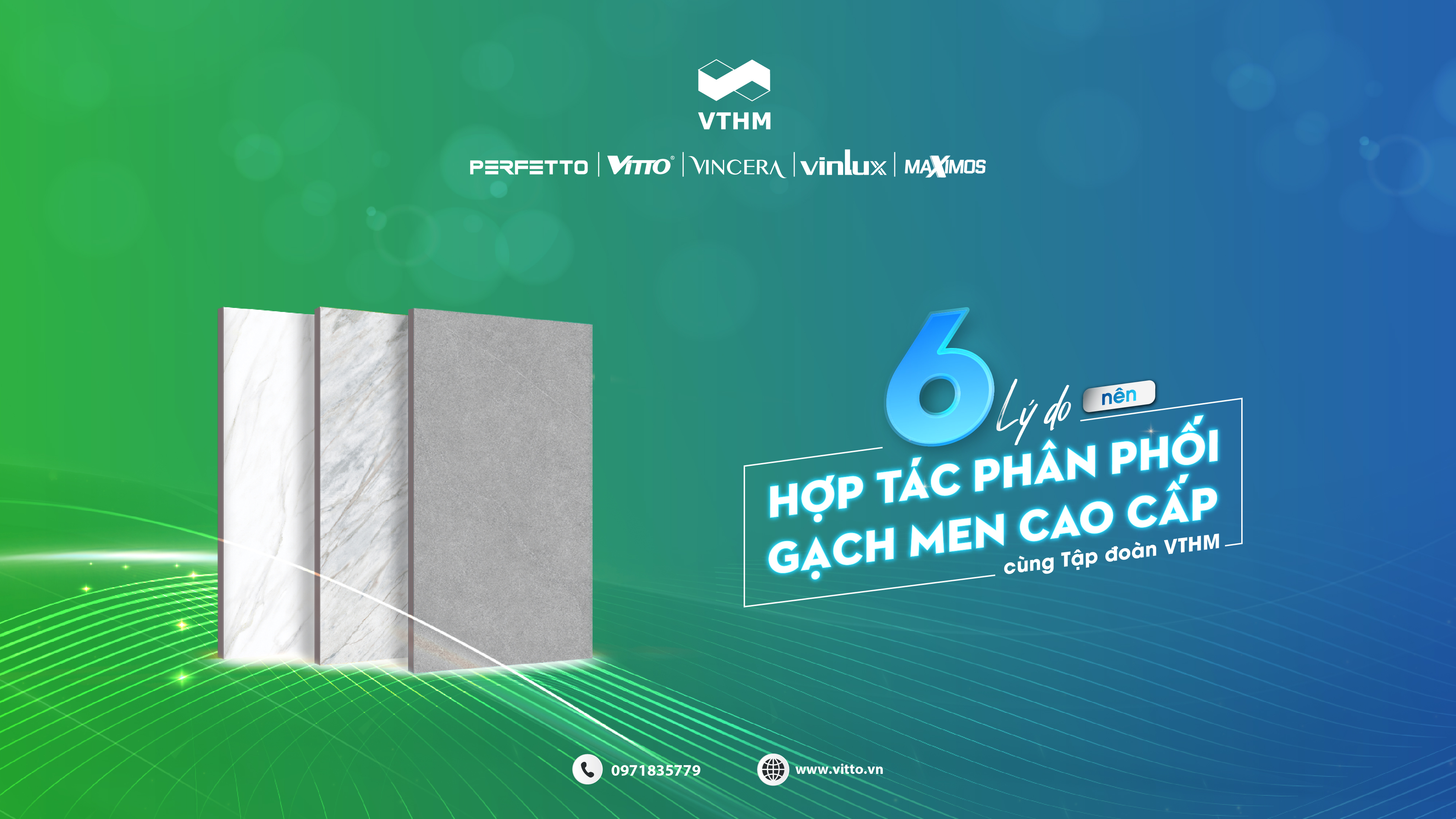 Khám phá 6 lợi ích vàng khi hợp tác phân phối gạch men cùng Tập đoàn VTHM